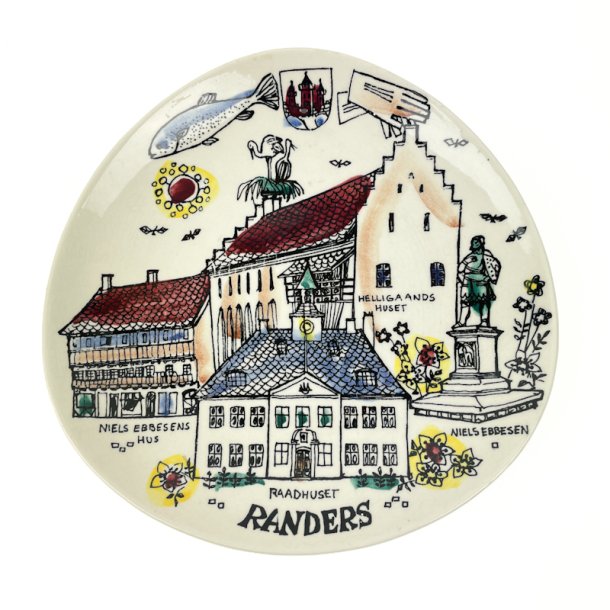 Stavangerflint vintage Randersplatte