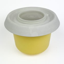 Gul retro Tupperware sk�l