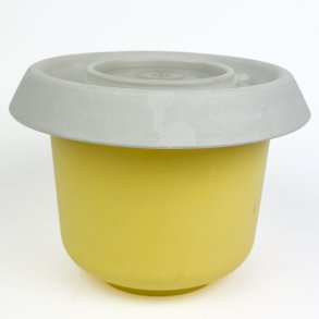 Gul retro Tupperware sk�l