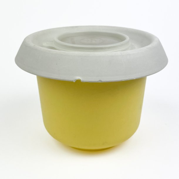 Gul retro Tupperware sk�l