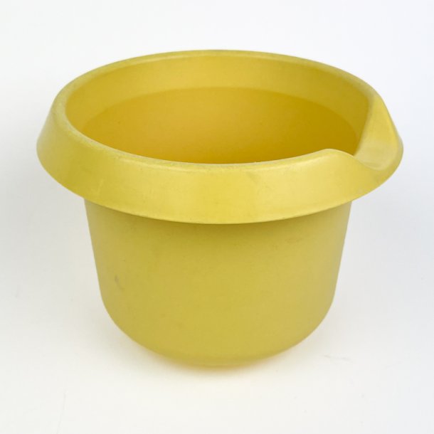 Gul retro Tupperware sk�l