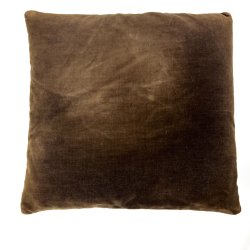 H�ndbroderet vintage pyntepude med hjerter