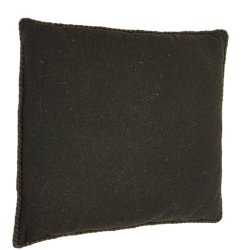 Broderet brun retro pyntepude