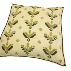 Broderet vintage pyntepude