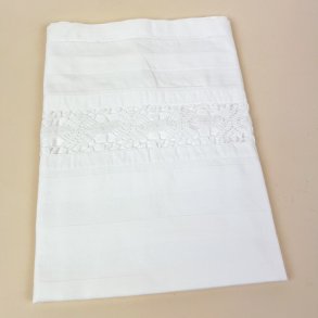 Vintage damask pudebetr�k med h�klet mellemv�rk