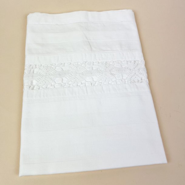 Vintage damask pudebetr�k med h�klet mellemv�rk