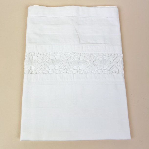 Vintage damask pudebetr�k med h�klet mellemv�rk