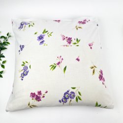 Vintage pudebetrk med blomster