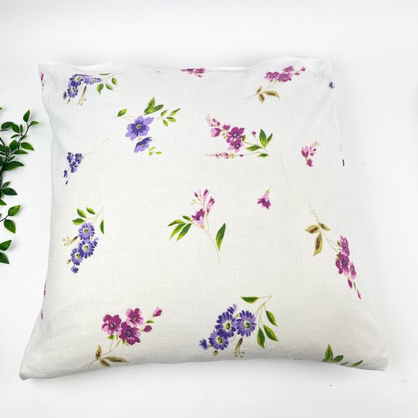 Vintage pudebetrk med blomster