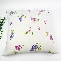 Vintage pudebetrk med blomster