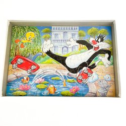Looney tunes puslespil
