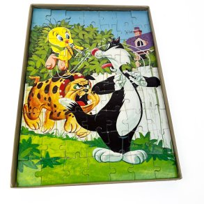 Sylvester & Pip retro puslespil