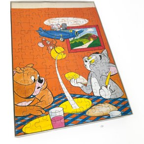 Tom & Jerry retro puslespil