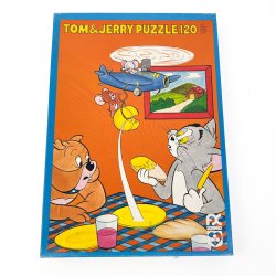 Tom &amp; Jerry retro puslespil