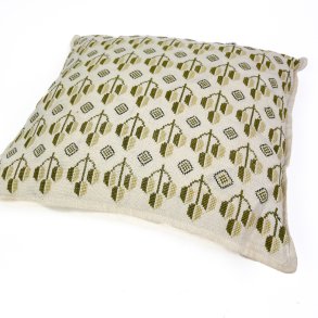 Gr�n vintage pyntepude