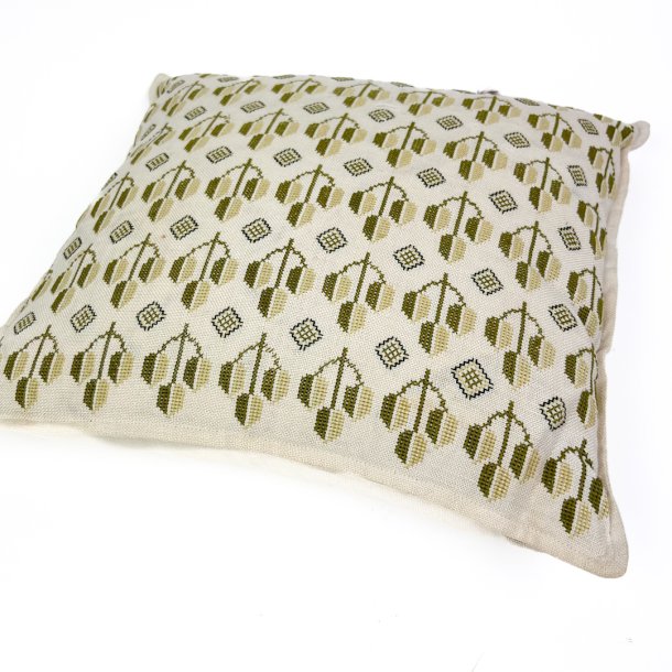 Gr�n vintage pyntepude
