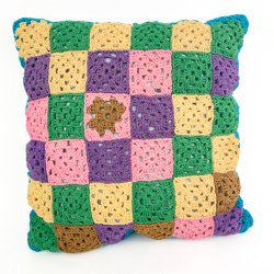 Vintage h�klet pyntepude