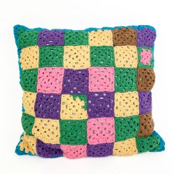 Vintage h�klet pyntepude