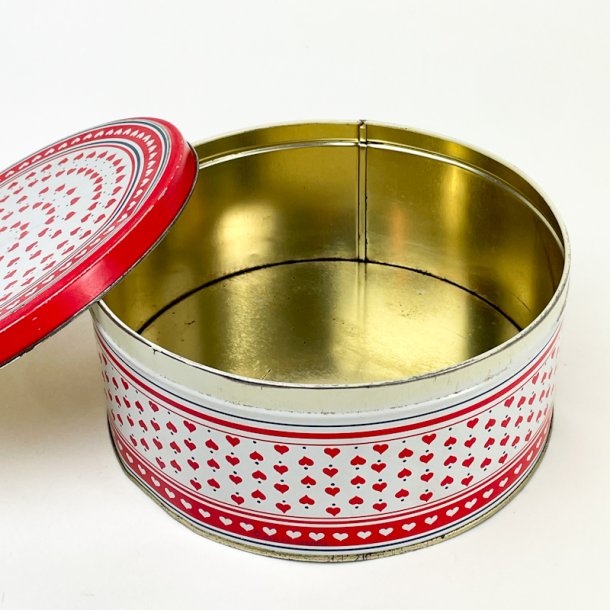 Vintage rd hjerte kagedse