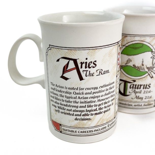  To vintage Dunoon stjernetegnskrus