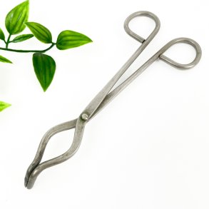 Vintage Labortange aus Nickel