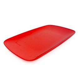 Rotes Retro-Rosti-Tablett  35 cm