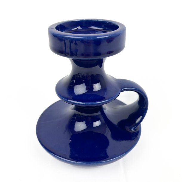 Bl� West Germany keramik lysestage