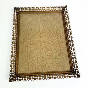 Ornamenteret vintage metalramme