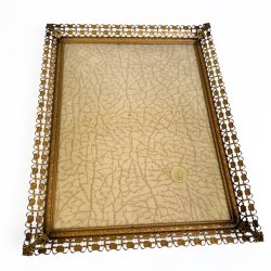 Ornamenteret vintage metalramme