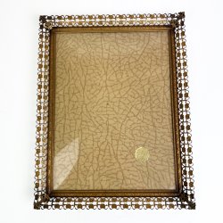 Ornamenteret vintage metalramme