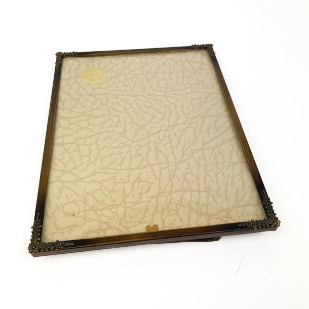 Elegant vintage messingramme