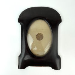 Antiker dunkler Holzrahmen