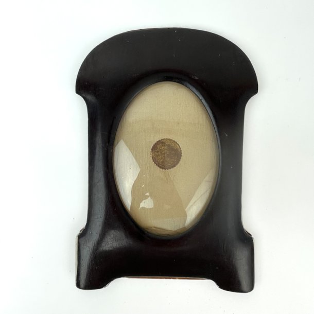 Antiker dunkler Holzrahmen