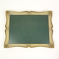 Guldkantet vintage fotoramme