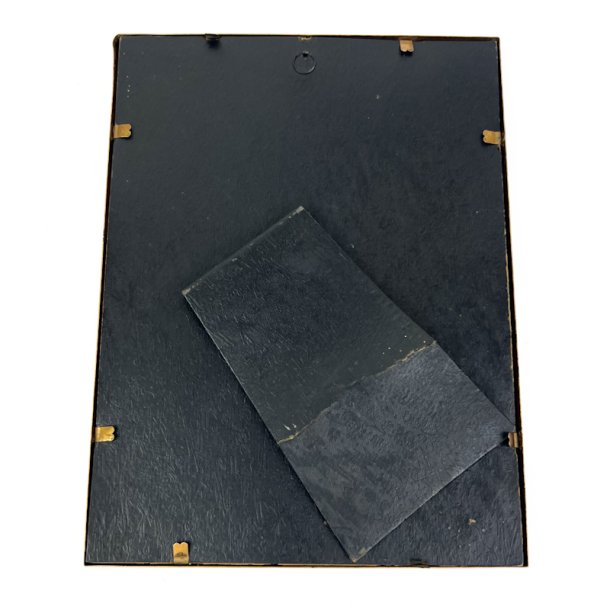 Patineret vintage messingramme - 20 x 25 cm
