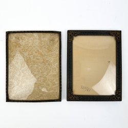 To m�rke vintage billedrammer - 12x16 cm