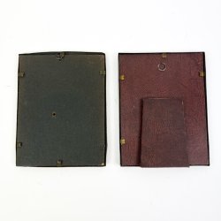 To m�rke vintage billedrammer - 12x16 cm