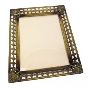 Gylden vintage billedramme