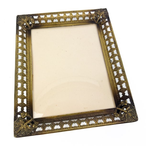 Gylden vintage billedramme