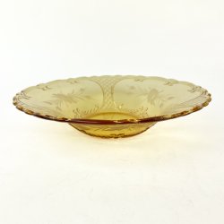 Ravfarvet vintage glassk�l