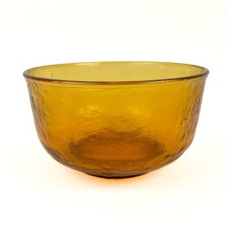 Stor ravfarvet retro glassk�l