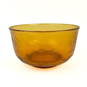 Stor ravfarvet retro glassk�l