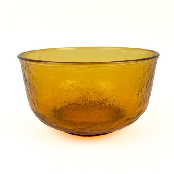 Stor ravfarvet retro glassk�l