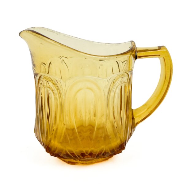  Ravgul vintage fl�dekande glas