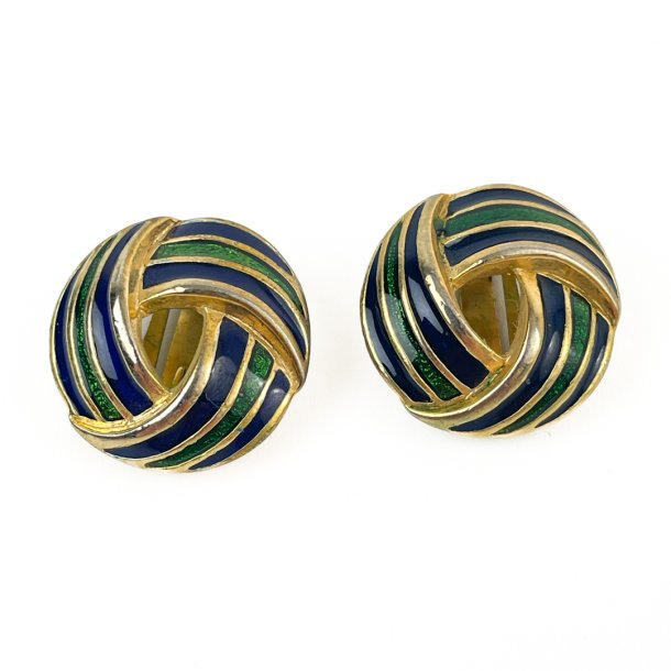 Bl og grnne retro reclips