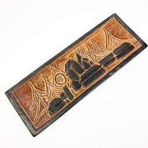 Retro keramik relief