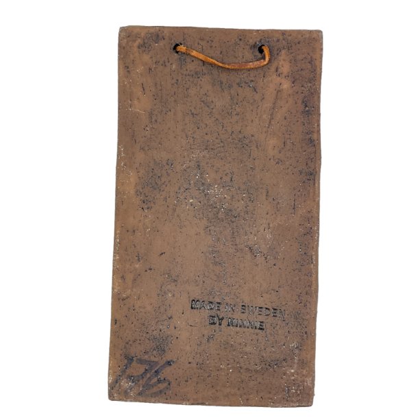 Svensk Ninnie retro keramikrelief