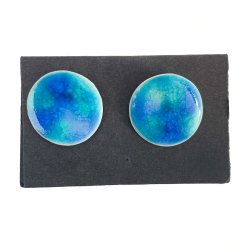 Vintage �restikker i bl� nuancer