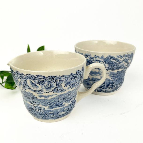 Engelsk vintage sukker og flde st