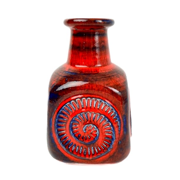 Stor rd retro West Germany vase